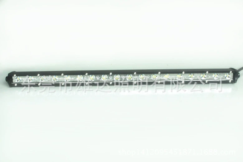 LED прямоугольная лампа, внедорожные модифицированные фары, 54Вт, 12В, 24В