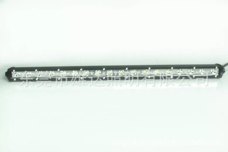 LED прямоугольная лампа, внедорожные модифицированные фары, 54Вт, 12В, 24В