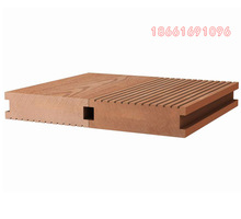 河邊塑木棧道地板 高檔塑木地板批發 天津塑木板