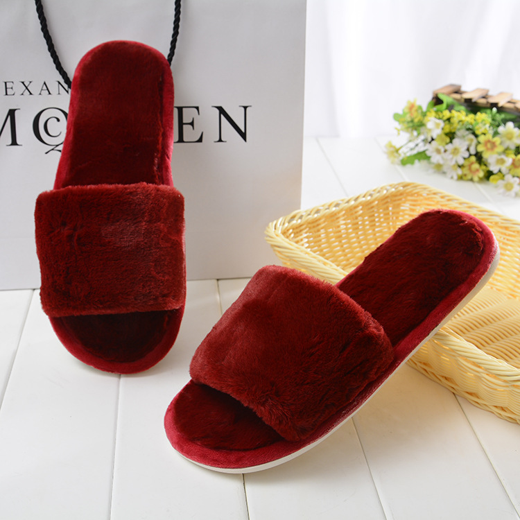 Pantoufles enfants en suède pour hiver - Ref 1012490 Image 10