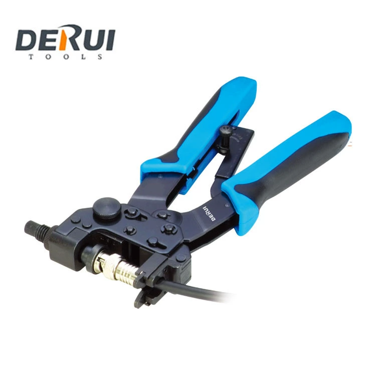 Нажимной инструмент Derui Tool TL-H510B и кусок пресс-кужения кабеля