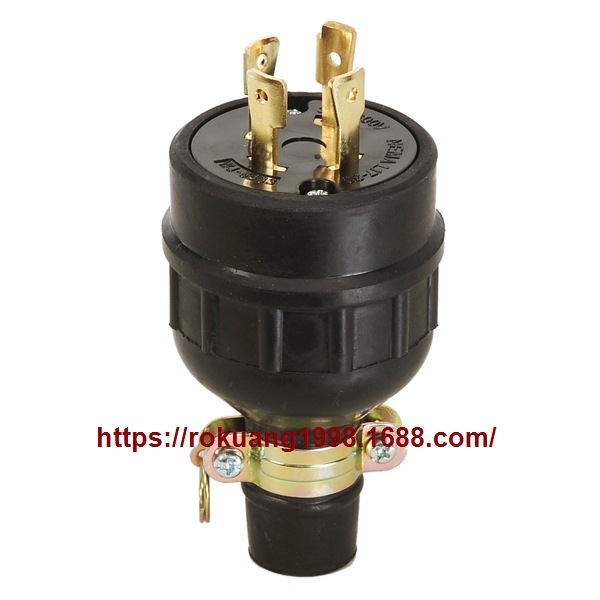 WJ-8433R L17-30P 30A 600V 插头 三相四芯插头 发电机橡胶头