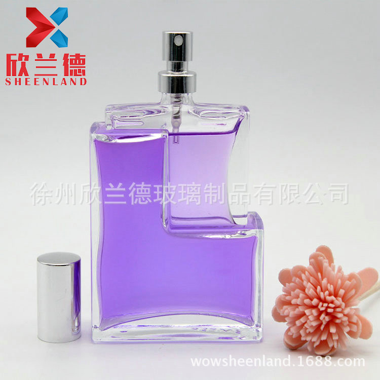 方形玻璃香水瓶 玻璃香水瓶 80ml香水玻璃瓶