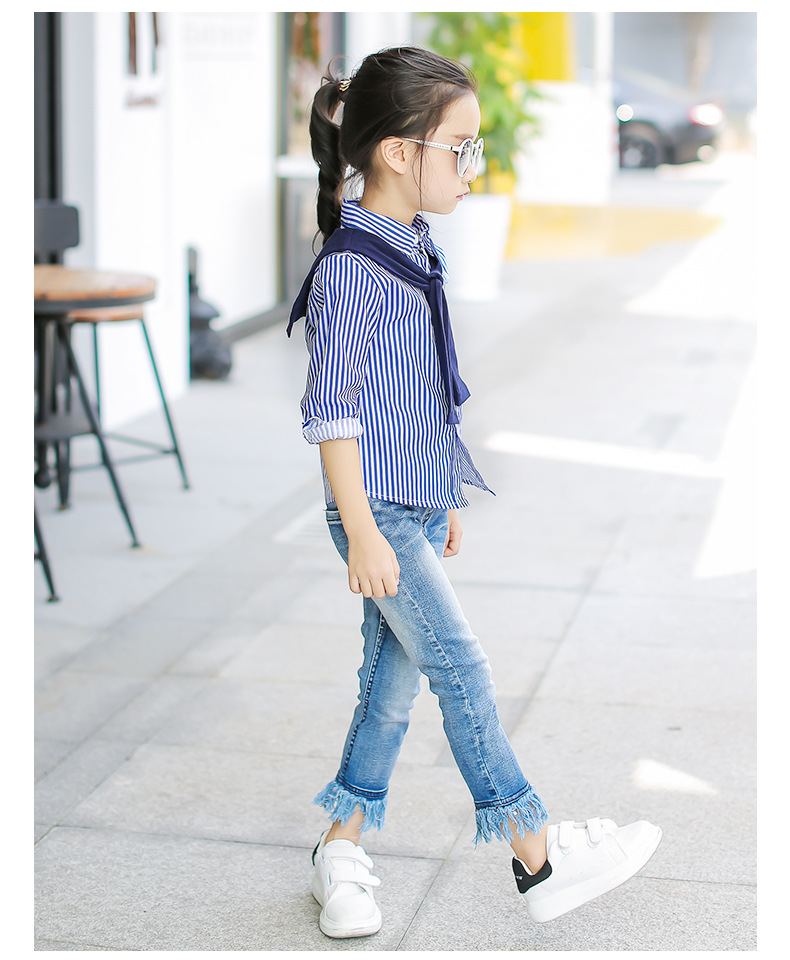 Chemise fille à manche longue - Ref 2088438 Image 12