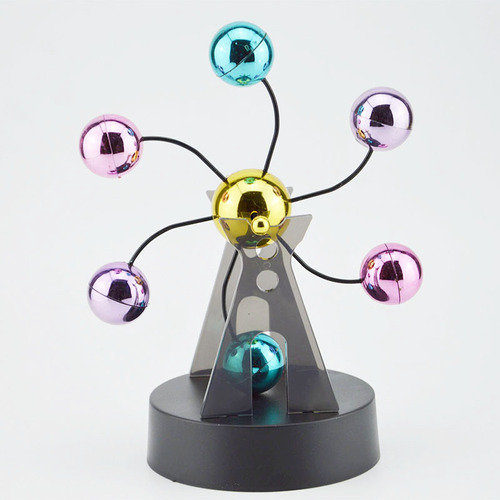 K501 Colorful Ball Ferris Wheel Celestial Body Perpetual Motion Instrument Windmill Perpetual Motion Magnetic Large Swinger Desk Scientific Ornament