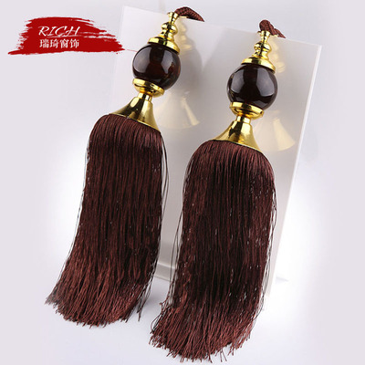 Cross-border sourcing new pattern European style Imitation jade Multicolor curtain Hanging ball Bandage Special Offer wholesale Stocks accessories goods in stock