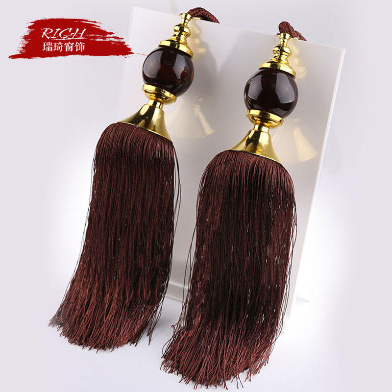 Cross-border sourcing new pattern European style Imitation jade Multicolor curtain Hanging ball Bandage Special Offer wholesale Stocks accessories goods in stock