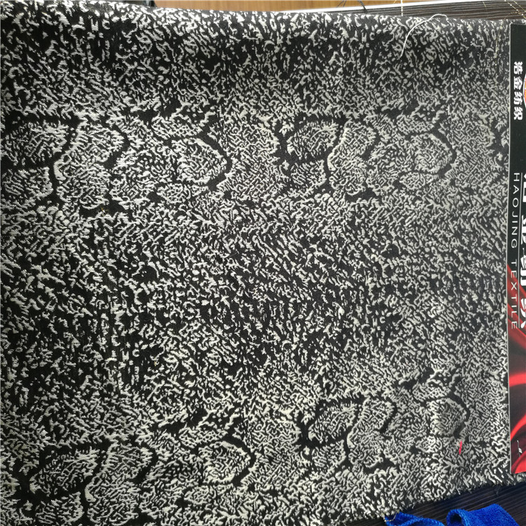 经典金丝蛇纹梭织提花布适用于服装装饰沙发布