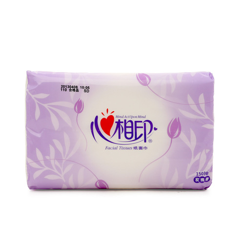 Heart Touch Facial Tissue Soft Packaging Facial Tissue Household 150 Drawings 1 Box 3 Bags Drawn Napkin Sanitary Paper DT2150 