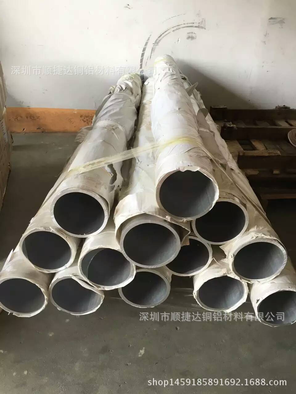 6063国标大口径薄壁铝管 硬质铝管 Φ280*5mm Φ280*10mm