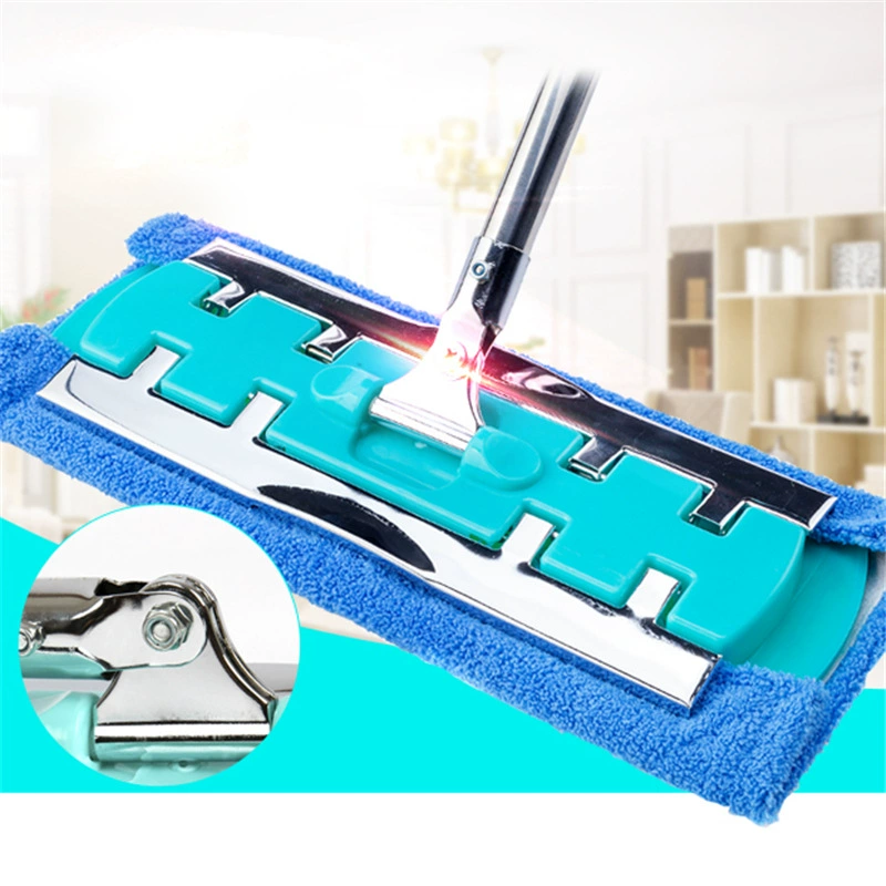 Ленивая Швабра Плоская вращающаяся Швабра из нержавеющей стали Плоская Швабра без рук Пыль Push