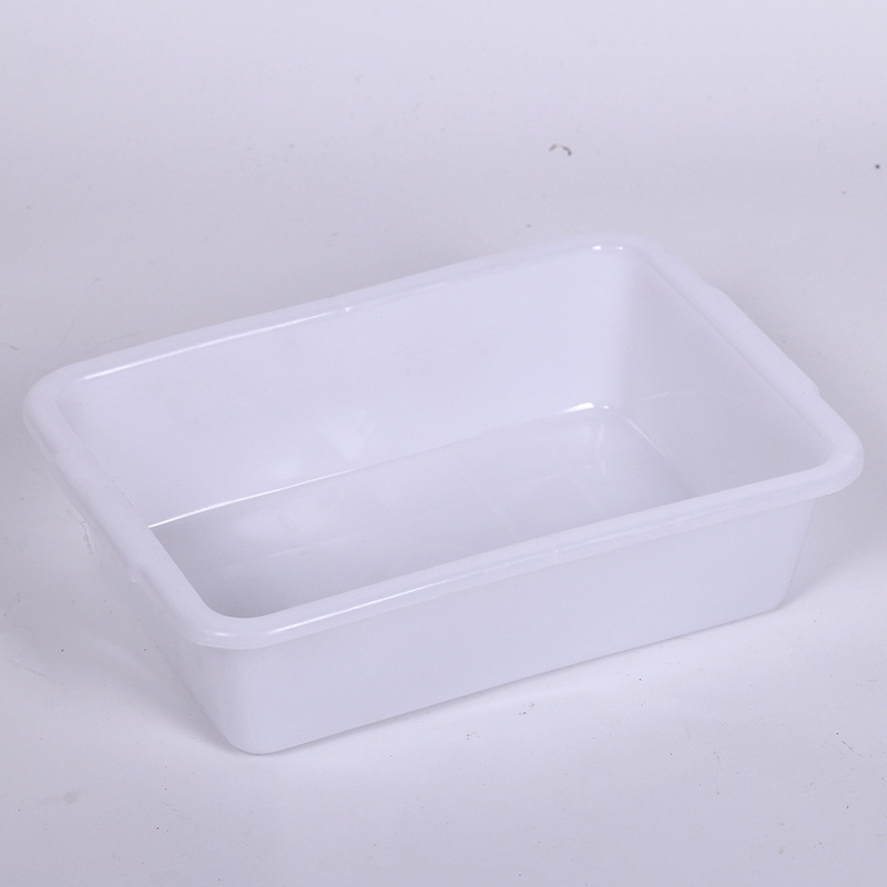 现货批发 1号方形冰盒 纯白色塑料盒 无盖工具盒 食品冷冻盒子