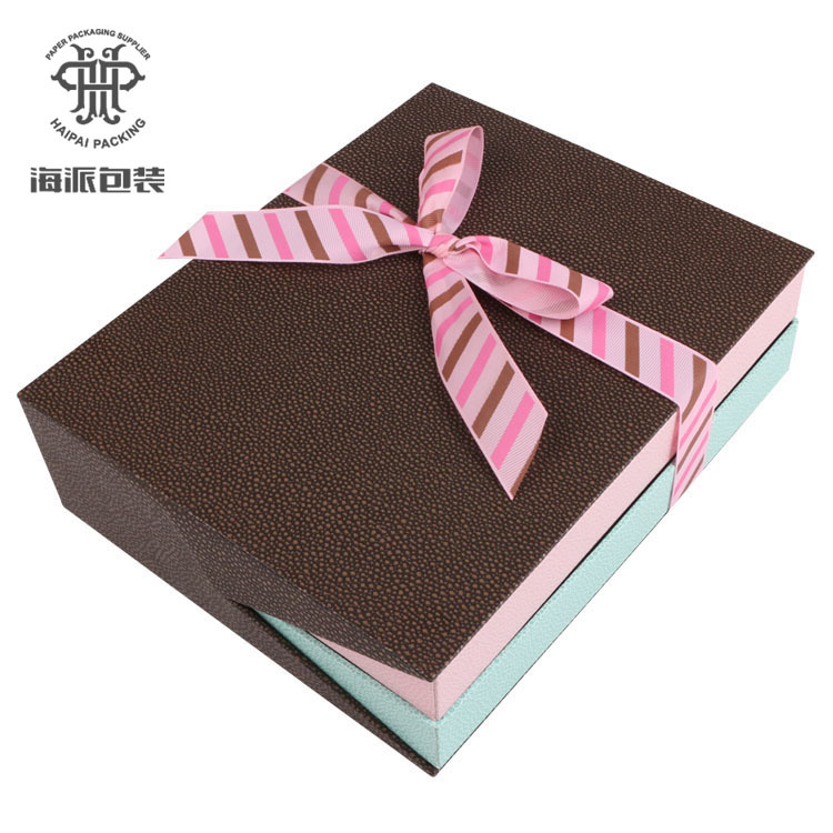 高档 双层礼品 包装盒 丝带 双层抽屉 化妆品包装盒 首饰 散珠