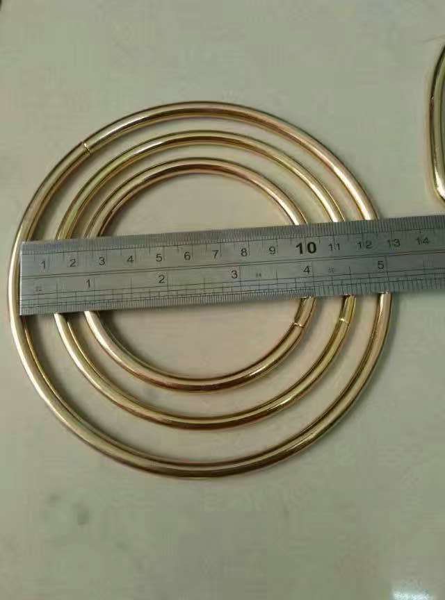 厂家批发价廉物美铁圆环手挽线扣 圆圈手提 大圈   2 3 4 5寸圆圈