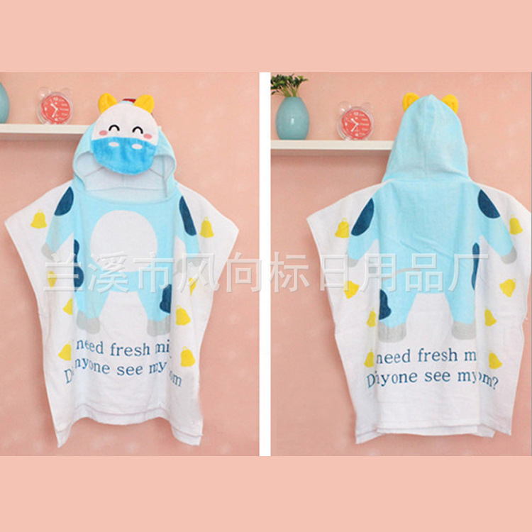 new pattern Korean Edition Cartoon animal modelling children Bathrobe Paragraph 15 pattern thickening 300 Home Furnishings wholesale