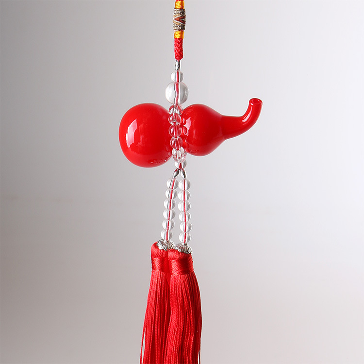 廠家批發香水瓶葫蘆汽車挂件車載用品白玉色紅色量大從優壹件代發