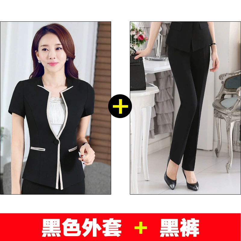 Spring red set, with short sleeve, slim fit, Korean style