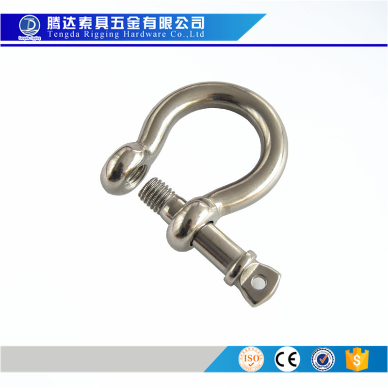 弓型卸扣  工厂直销不锈钢日式/欧式/美式弓型卸扣 304/316材质
