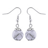 Demi-season earrings, ceramics, European style, wholesale