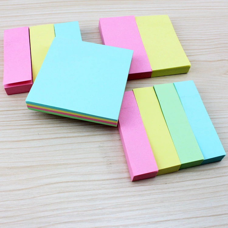 Оптовая 76*76 мм Цветовая серия Post-It Note Своевременное Примечание 3-дюймовый