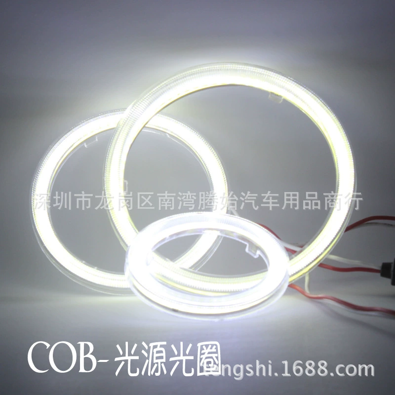 100 мм оптовая автомобильная LED ангельское глазное освещение, COB ангельское зрение ангельское отверстие ангельский глаз свет