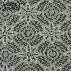 非洲亮光絲彈力蕾絲面料 薄款蕾絲布料花邊廠家紅色