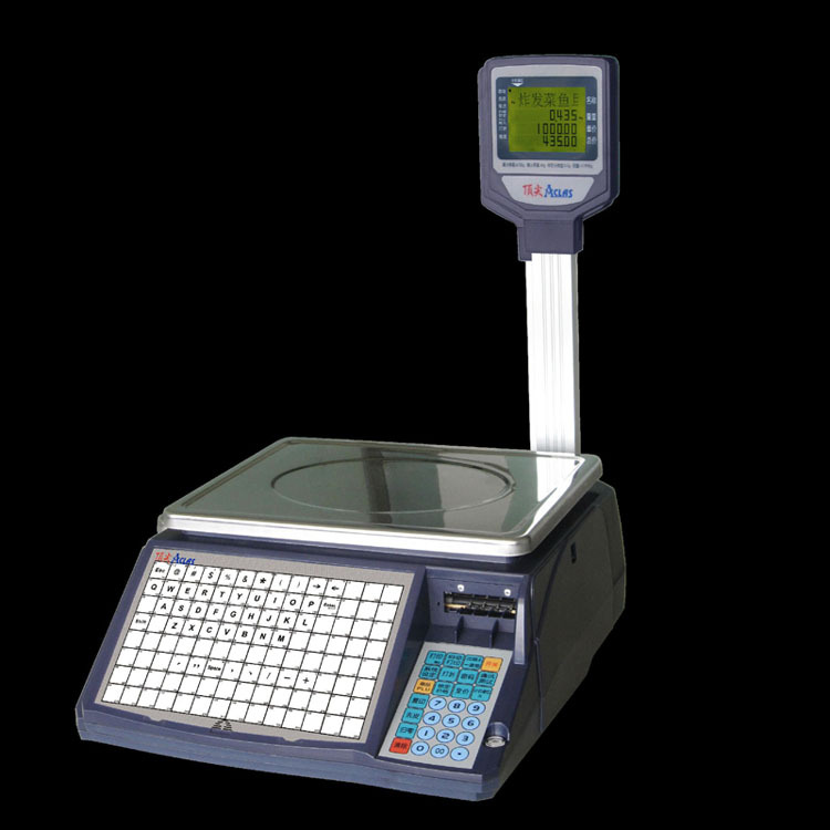 电子标签秤 深圳容大RLS1000A 超市条码秤 标签打印 蔬菜水果秤