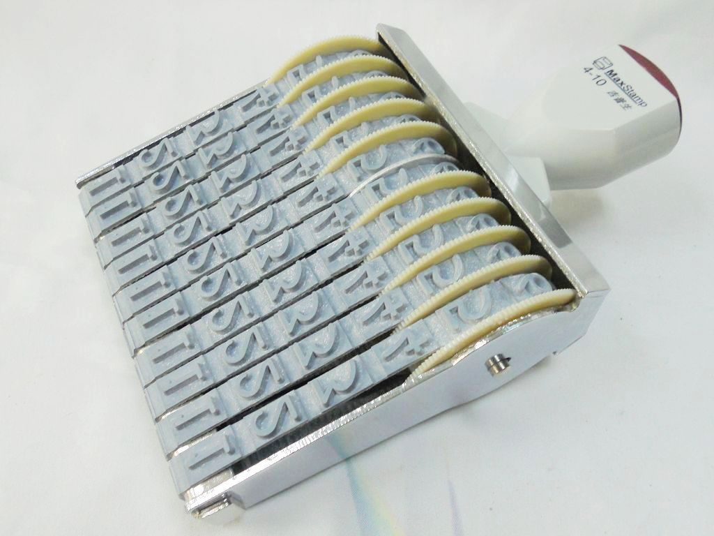 MaxStamp������ӡ�£�4-10#�ָ�11MM10λ�����������ӡ������