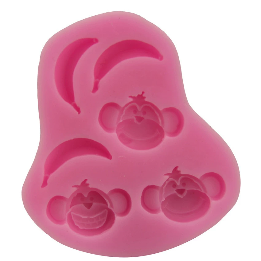 Silicone fondant, soap mold, wholesale, monkey, handmade