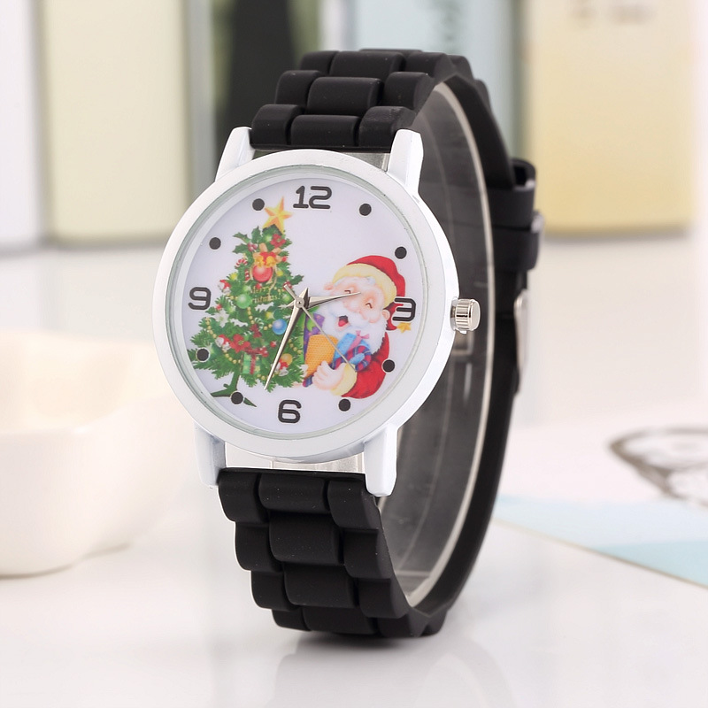 The New Series Of Christmas Stamp Christmas Tree Santa Quartz Watch