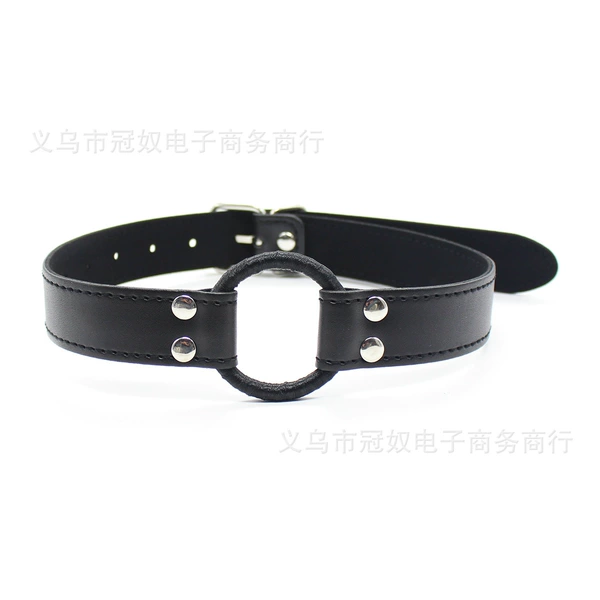 Fabric hoop leather pin buckle