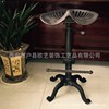 Garden decoration retro creative desktop chair lift rotation rotating chair cast iron bar chair chair lift chair