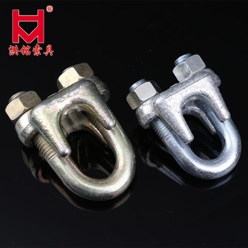 A-type wire rope chuck Mall Steel wire rope chuck tightener wire rope chuck U-shaped stainless steel lock
