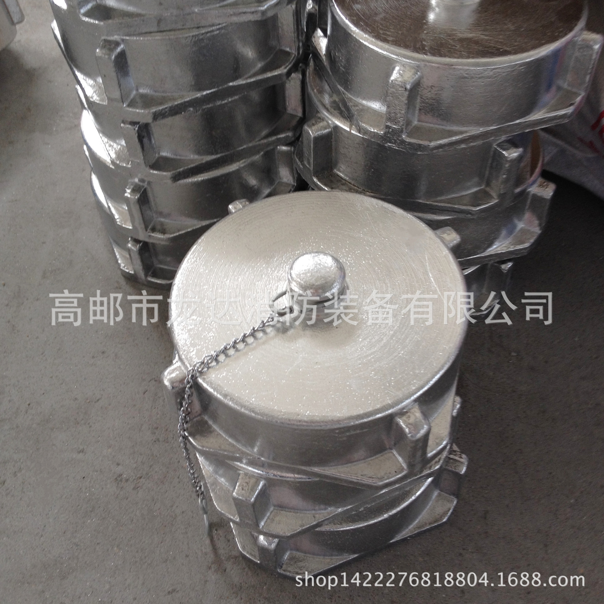 厂家直销 消防闷盖 KM100吸水管螺纹闷盖接口 消防车闷盖