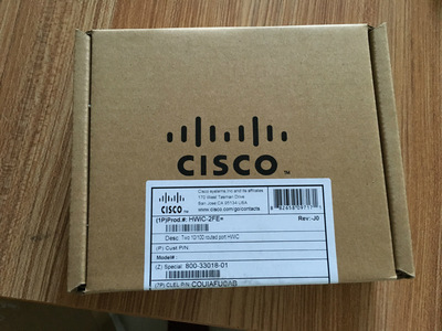 思科 HWIC-2FE 全新路由器模块到货