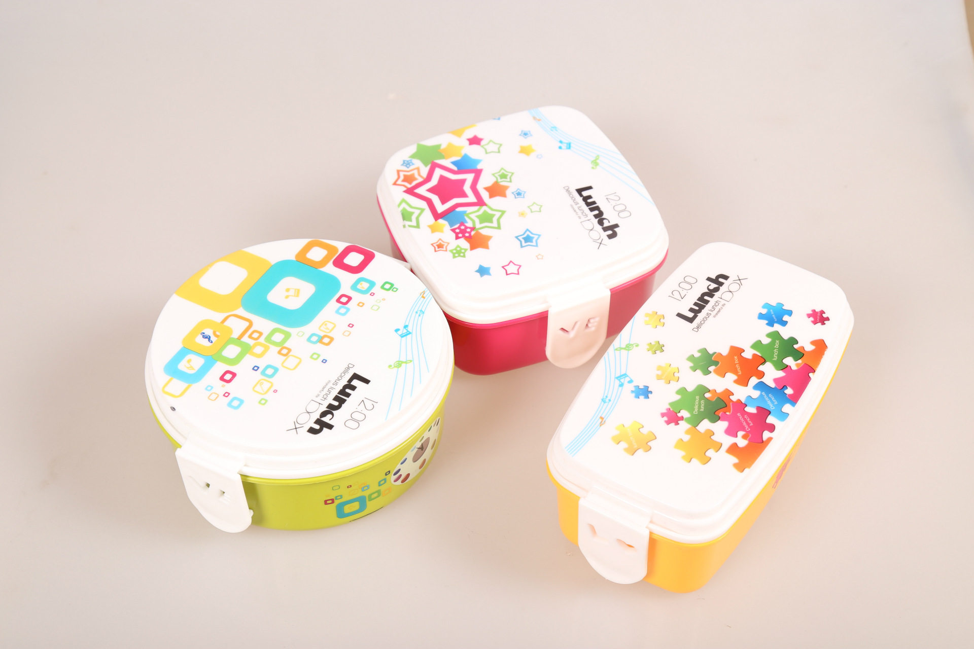 定制儿童午餐盒 小兔子便携式塑料学生饭盒 可加热分格保鲜便当盒-阿里巴巴