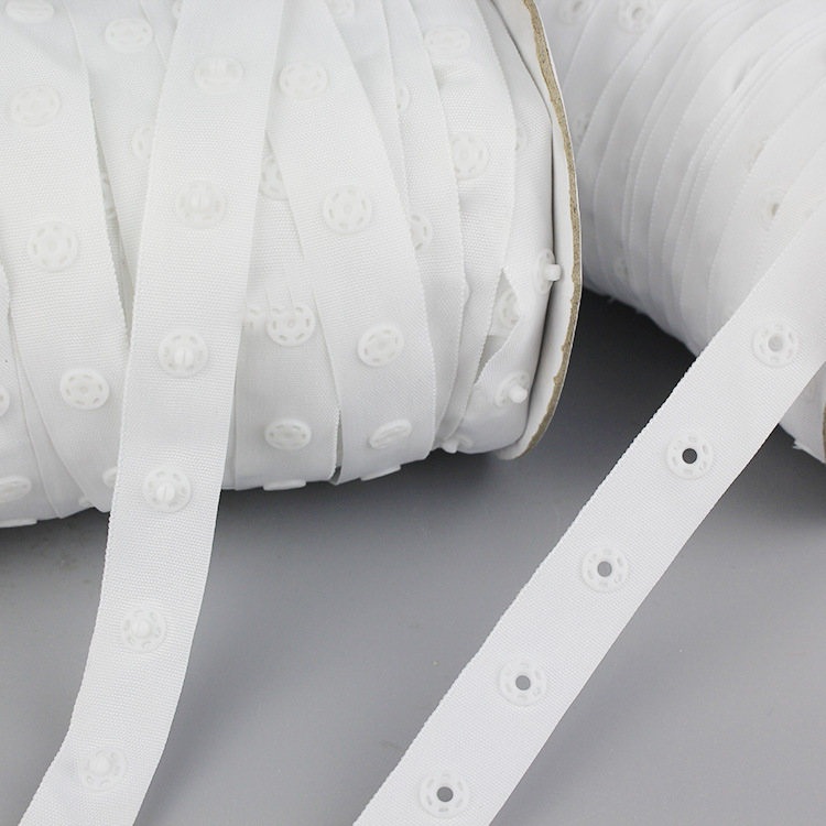 按扣带圆形树脂 啪啪带 暗扣带 粘扣带 贴扣带 布带扣 厂家直销