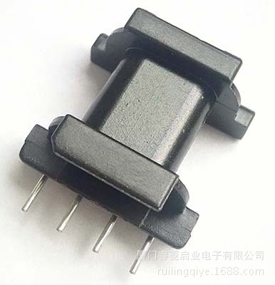 EPC17 卧式 单边4PIN 针距3.7 高9.6（注塑变压器骨架厂家）