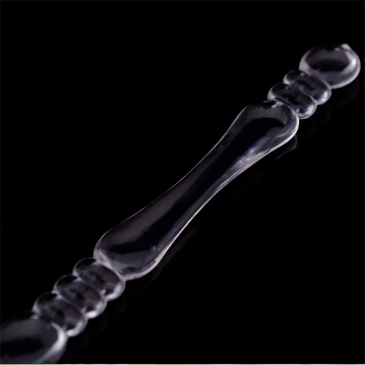 Horquilla de fruta desechable pastelería pequeño palo de bambú tenedor pastel postre Tenedor de dos dientes PS bambú fábrica de bucle al por mayor