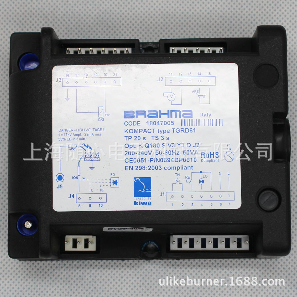 CODE 18047005 KOMPACT type TGRD61 燃烧器程控器 意大利BRAHMA