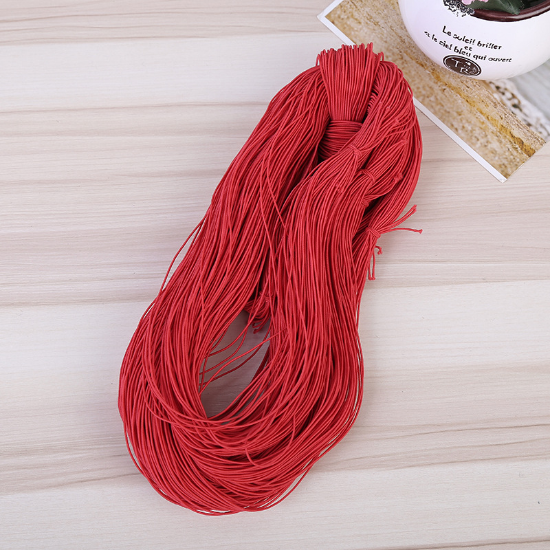 0.8mm包芯弹力线佛珠文玩DIY星月金刚菩提手链松紧带