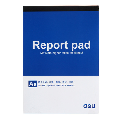 Deli 7713 note pad A6 blank tear-off note pad letter pad draft pad mini graffiti pad