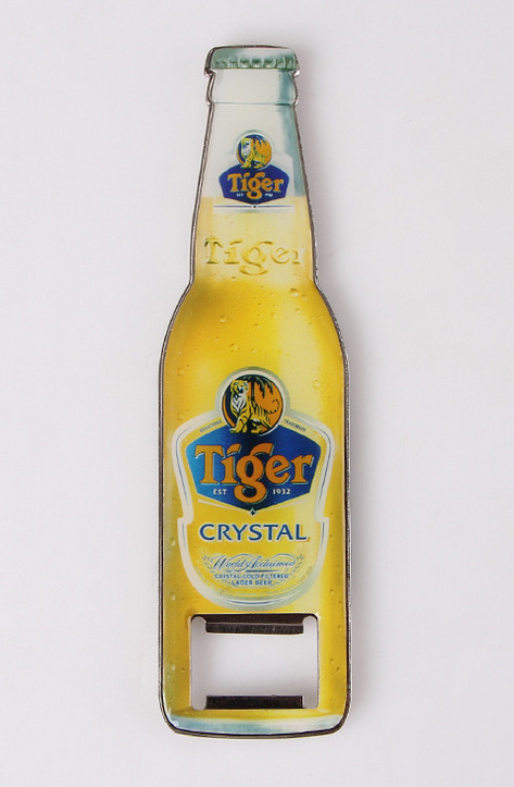 厂家定制酒瓶形开瓶器 金属啤酒开  饮料瓶外形创意广告礼品