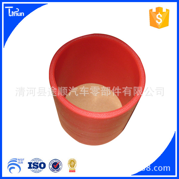 厂家供应大口径硅胶管夹布硅胶管手工缠绕硅胶管