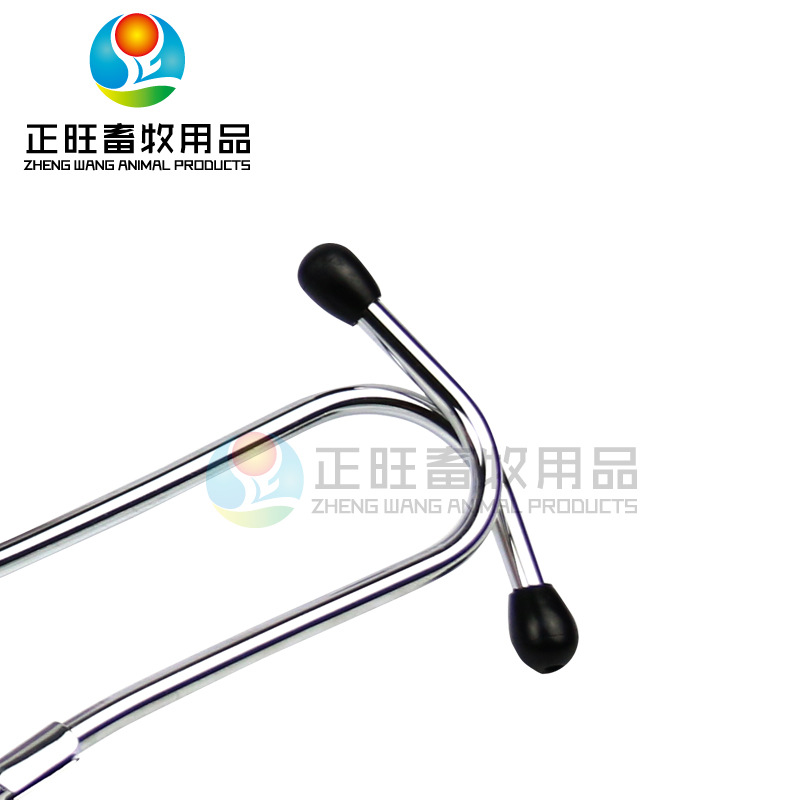 estetoscopio veterinario estetoscopio médico de doble cabeza estetoscopio en forma de ventilador tubo de goma grueso tapones para oídos de goma