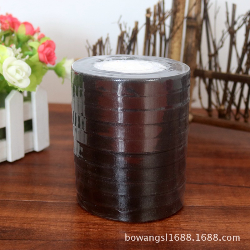 Yiwu venta al por mayor 1cm cinta regalo flor embalaje pastel hornear decoración cinta DIY casual multicolor