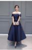 A long dresses in one word shoulder dresses for the long bride toast the summer new style banquet and the elegance of