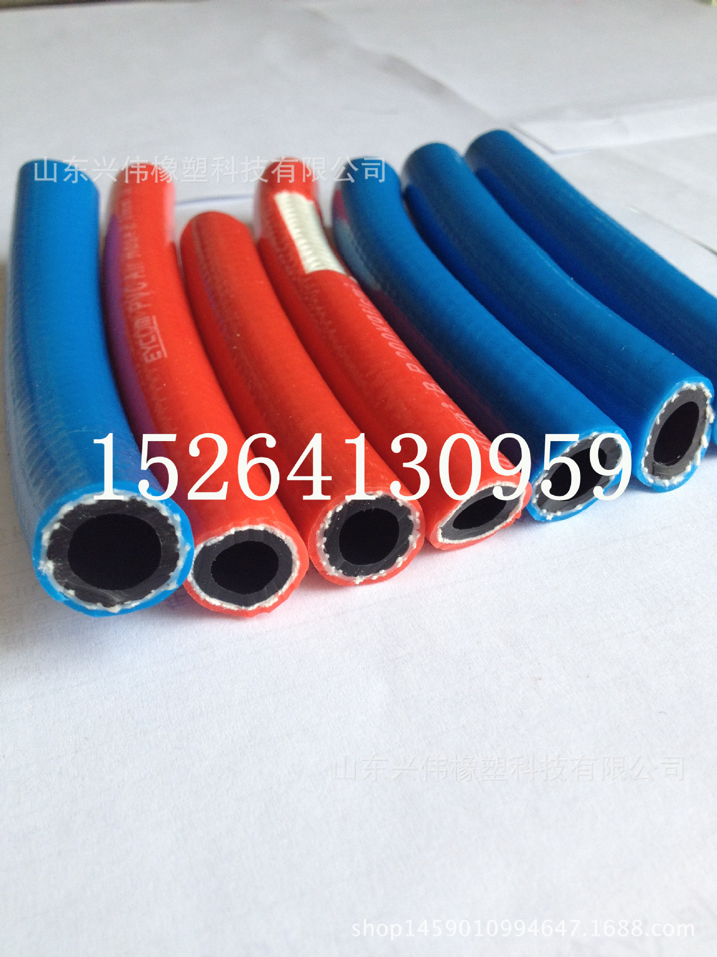 定制 8mm*40kg高压双色管 双色氧气乙炔管连体管 双色并联联体管