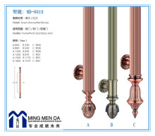 欧式现代豪华玻璃门拉手 不锈钢玻璃门艺术拉手 雕刻拉手