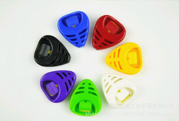 Guitar pick case colour Paddles Paddles package Heart Multicolor Adhesive Colorful Guitar picks